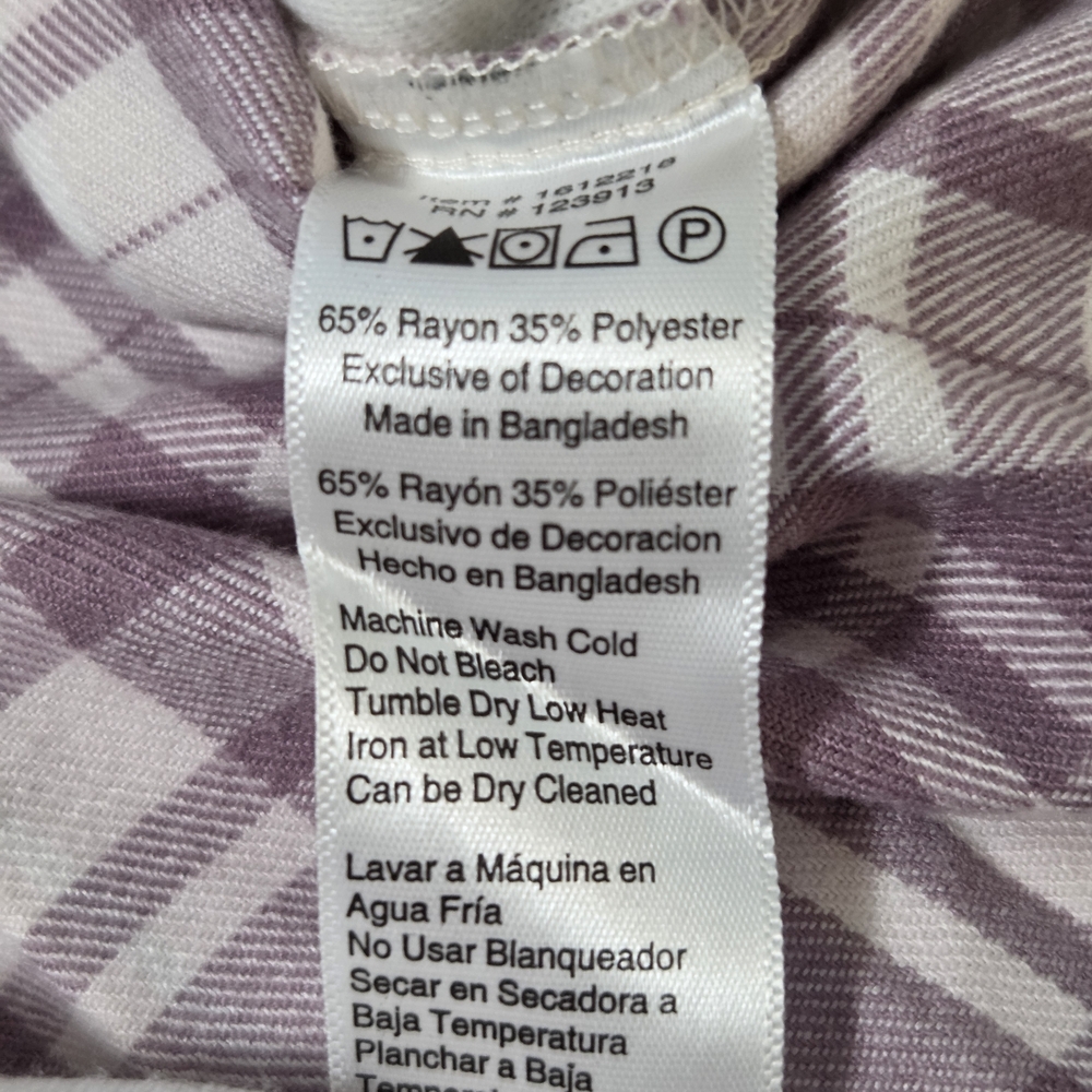 NWT Jachs Girlfriend Plaid Shirt. - Picture 5 of 9